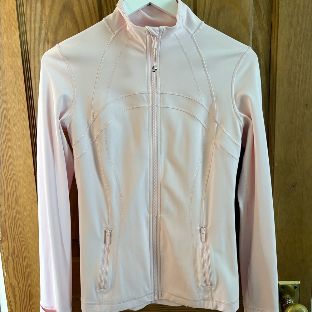 Lululemon Zip-up jacket Size 8 Ballet pink